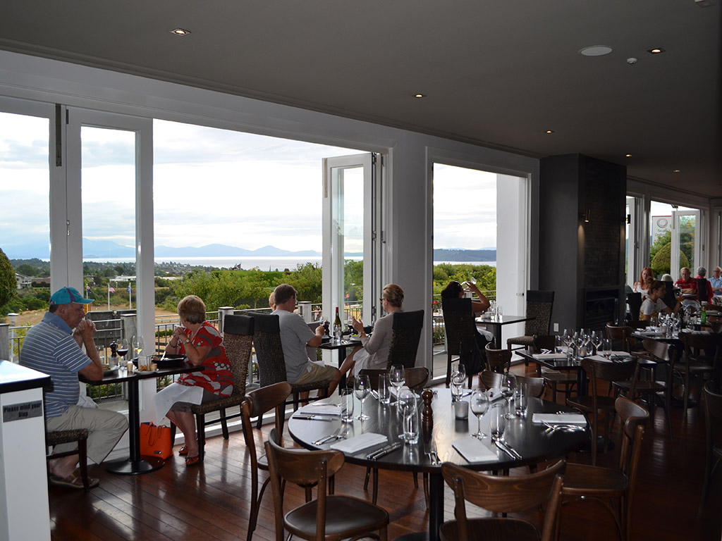 View from Hilton Taupo restaurant