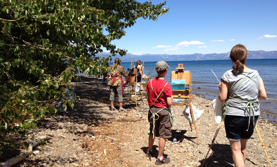 Martis Camp Folk School: Plein Air Oil Painting at Lake Tahoe