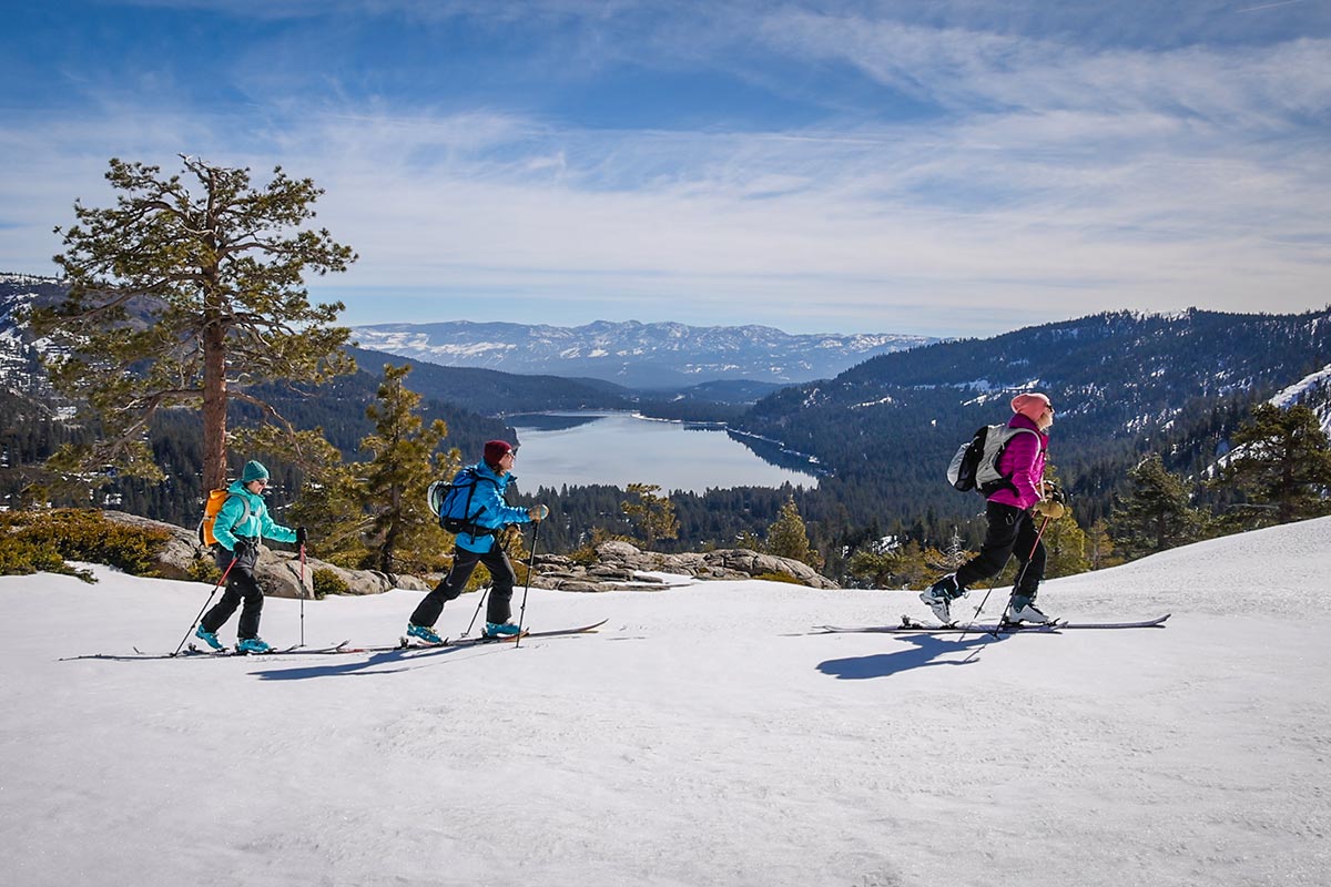 Donner Lake Backcountry skiing