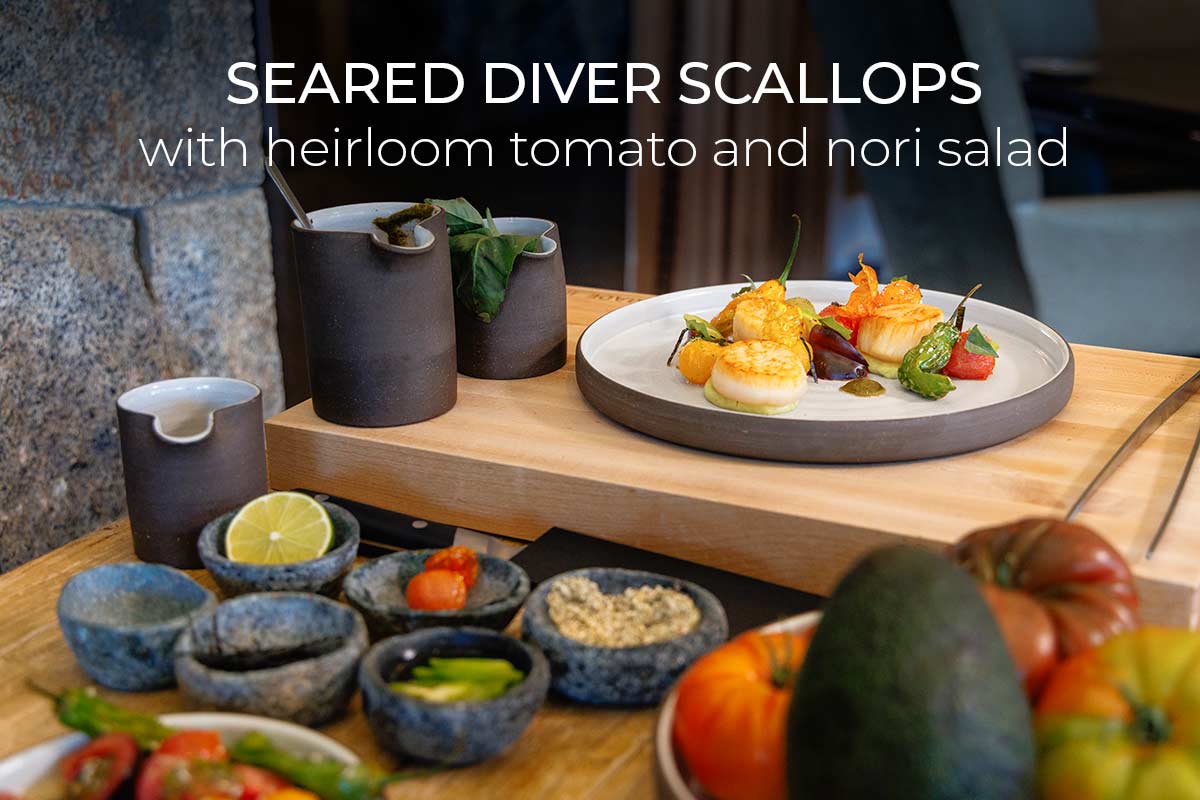 Martis Camp Chef Conor Ball - How to make Seared Scallops